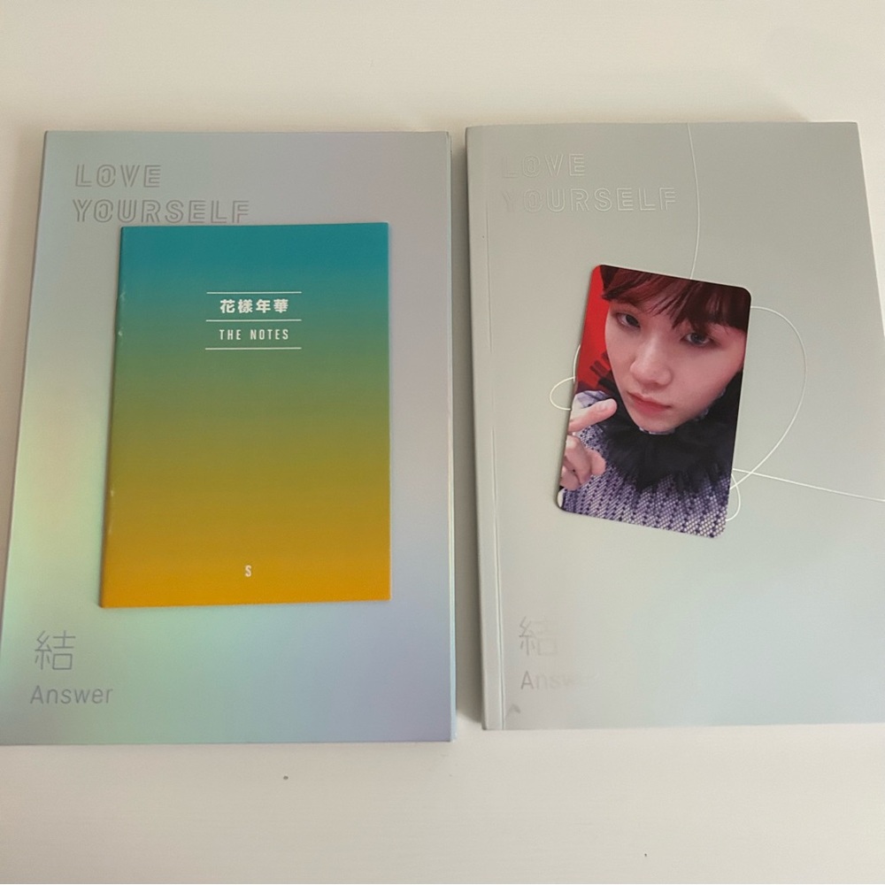 BTS Love Yourself Answer S Version Album with Yoongi Suga Photocard